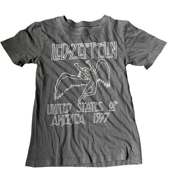 Led Zeppelin Women's XS United States of America 1977 Graphic T-shirt - Picture 1 of 3